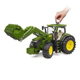 Bruder Traktor John Deere 7R 350 s čelnim nakladačem