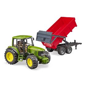 Bruder traktor John Deere in prekucni priklopnik