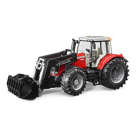 Bruder traktor MASSEY FERGUSON 7624 s čelnim nakladačem