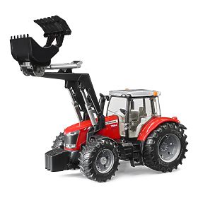 Bruder traktor MASSEY FERGUSON 7624 s čelnim nakladačem