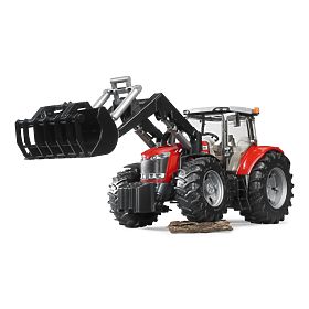 Bruder traktor MASSEY FERGUSON 7624 s čelnim nakladačem