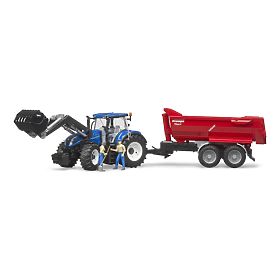 Bruder traktor NEW HOLLAND T7.315 s čelnim nakladačem
