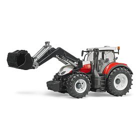 Bruder traktor Steyr 6300 Terrus CVT s čelnim nakladalnikom