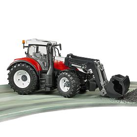Bruder traktor Steyr 6300 Terrus CVT s čelnim nakladalnikom