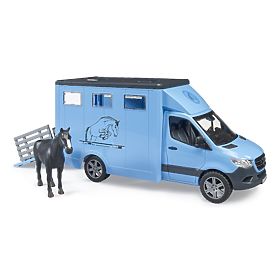 Bruder Vozilo za prevoz živali MB Sprinter s figuro konja