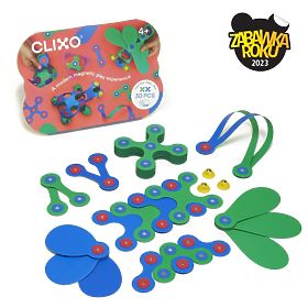 Clixo magnetne kocke Crew pack, Zelena-Modra