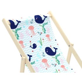Otroški ležalnik za plažo Kiti in meduze, Chill Outdoor