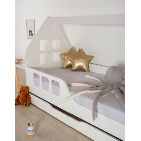 Hišna postelja Woody 160 x 80 cm - bela