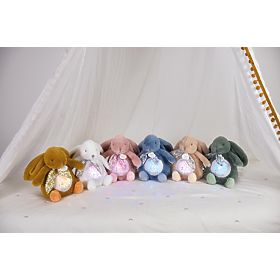 Doudou Glasbena skrinjica s projekcijo Zajček bel, Doudou et Compagnie Paris