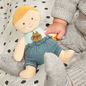 Doudou Jolijou Lutka 18 cm zelena, Doudou Jolijou Paris