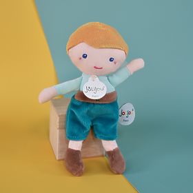 Doudou Jolijou Lutka Jules 16 cm zelena, Doudou Jolijou Paris