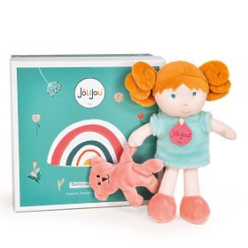Doudou Jolijou Lutka Miss Mint 21 cm, Doudou Jolijou Paris