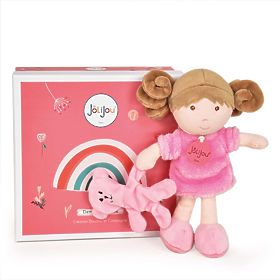 Doudou Jolijou Lutka Miss Rose 21 cm, Doudou Jolijou Paris