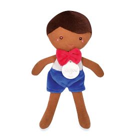 Doudou Jolijou Punčka Enzo 16 cm modra, Doudou Jolijou Paris