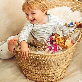 Doudou Jolijou Punčka Léna 16 cm rumena