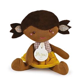 Doudou Jolijou Punčka Léna 16 cm rumena