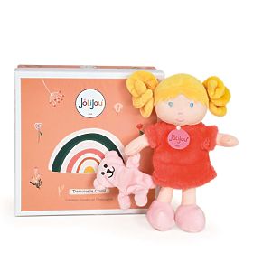 Doudou Jolijou Punčka Miss Coral 21 cm, Doudou Jolijou Paris