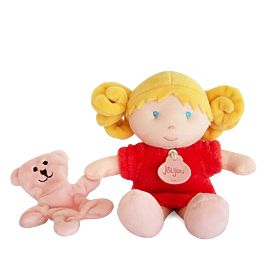 Doudou Jolijou Punčka Miss Coral 21 cm, Doudou Jolijou Paris