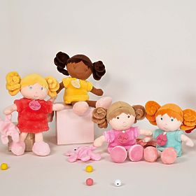 Doudou Jolijou Punčka Miss Vanilla 21 cm, Doudou Jolijou Paris
