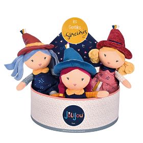 Doudou Jolijou Tkanine lutke Čarovnice 24 cm, Doudou Jolijou Paris