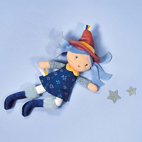 Doudou Jolijou Tkanine lutke Čarovnice 24 cm