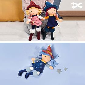 Doudou Jolijou Tkanine lutke Čarovnice 24 cm