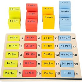 Lesena matematična miza