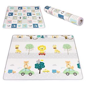 Dvostranska izobraževalna penasta podloga z abecedo ECOTOYS za otroke