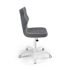 Ergonomski stol za pisalno mizo prilagojen za višino 146-176,5 cm - temno siva, ENTELO