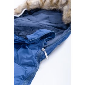 Zimska vreča za voziček Mouse - temno modra, Ourbaby