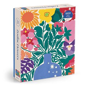 Galison Puzzle Cvetje zodiaka 1000 kosov, Galison