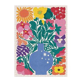 Galison Puzzle Cvetje zodiaka 1000 kosov