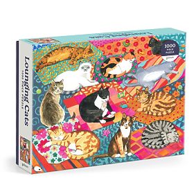 Galison Puzzle Lenobne mačke 1000 kosov