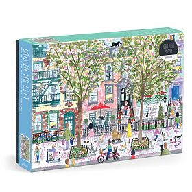 Galison Puzzle Mačke v mestu Michael Storrings 1000 kosov