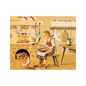 Goki Lesene kocke Pravljice 20 kos