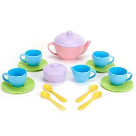 Green Toys Čajni set Pink 17 kos, Green Toys