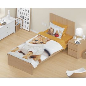 Otroška posteljnina 140x200 cm + 70x90 cm Kitten, Faro