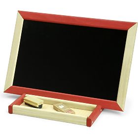 Jeujura Lesena večnamenska namizna tabla 44x30 cm s pripomočki