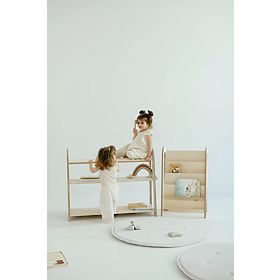 Knjižna polica SLIM S - naravna