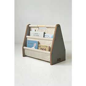 Knjižnica XS - bela, baby wood