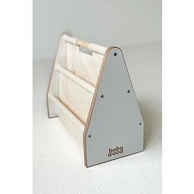 Knjižnica XS - bela, baby wood