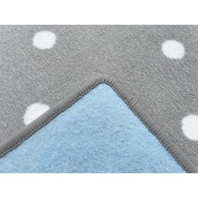 Otroška preproga Dots - siva