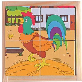 Kockaste puzzle na podeželju