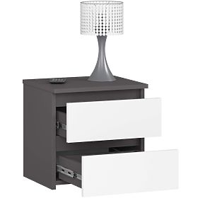 KOMODA CL2 2SZ CLP PK GRAFIT SIVA / BELA