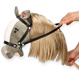 Konjiček na palici Hobby Horse Siwek Premium