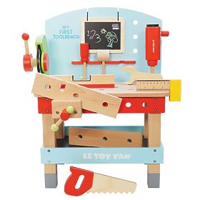 Le Toy Van Moja prva delovna miza z orodjem
