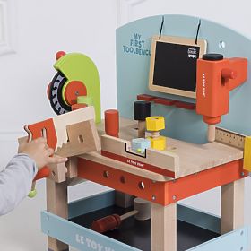 Le Toy Van Moja prva delovna miza z orodjem
