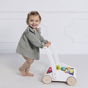 Le Toy Van Petilou Voziček z mavričnimi kockami