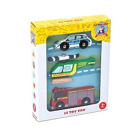 Le Toy Van Set avtomobilčkov Reševalci