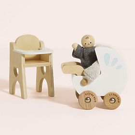 Le Toy Van Set dojenček s dodatki nova zasnova, Le Toy Van